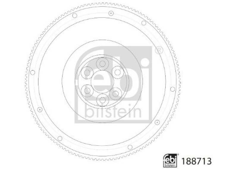 FEBI BILSTEIN 188713 Schwungrad für Volvo