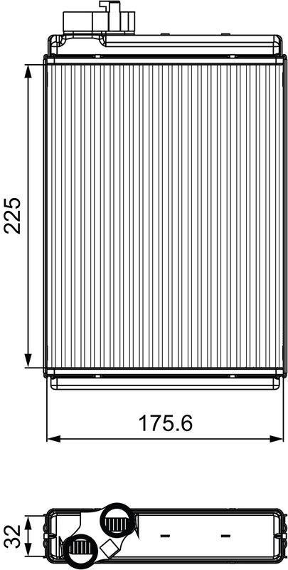 VALEO 811507 Warmetauscher AUDI A4 3-SERIES FL