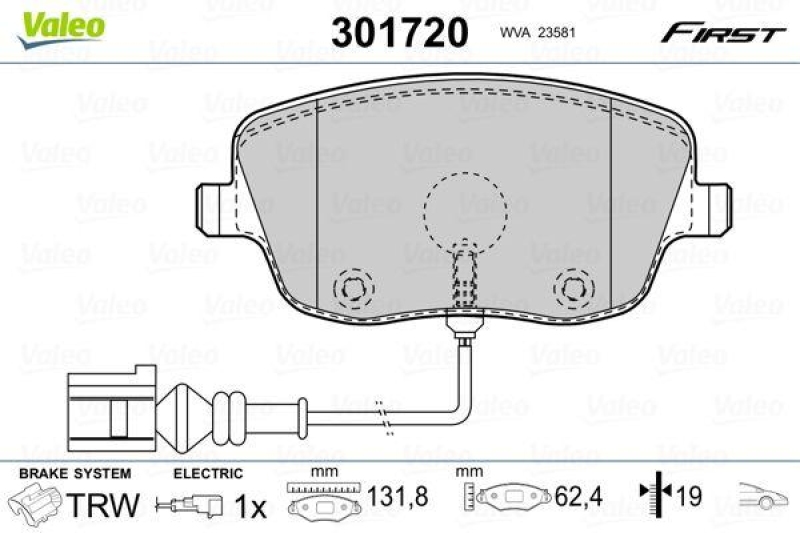 VALEO 301720 SBB-Satz FIRST