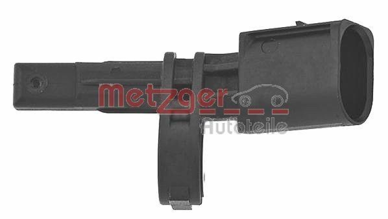 METZGER 0900079 Sensor, Raddrehzahl für AUDI/PORSCHE/SEAT/SKODA/VW HA/VA links/rechts