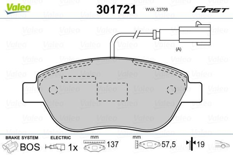 VALEO 301721 SBB-Satz FIRST