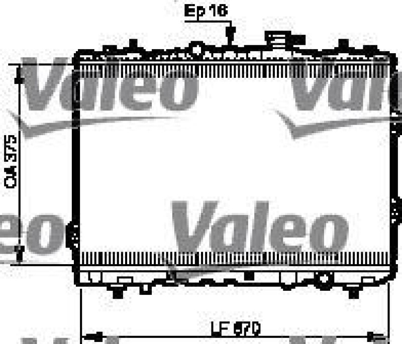 VALEO 735525 Motorkühler KIA CERATO