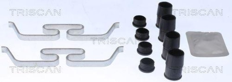 TRISCAN 8105 101665 Montagesatz, Scheibenbremsbelag für Citroen, Peugeot, Volvo