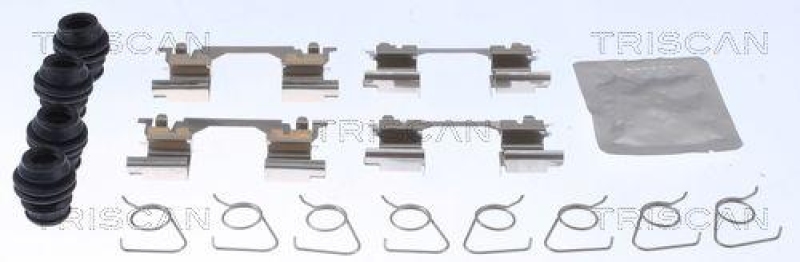 TRISCAN 8105 101666 Montagesatz, Scheibenbremsbelag für Nissan, Renault