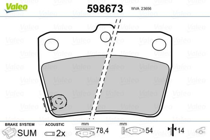 VALEO 598673 SBB-Satz PREMIUM