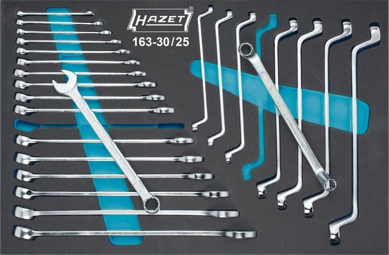 HAZET 163-30/25 Werkzeugsortiment Ring- und Gabelschlüsselsatz