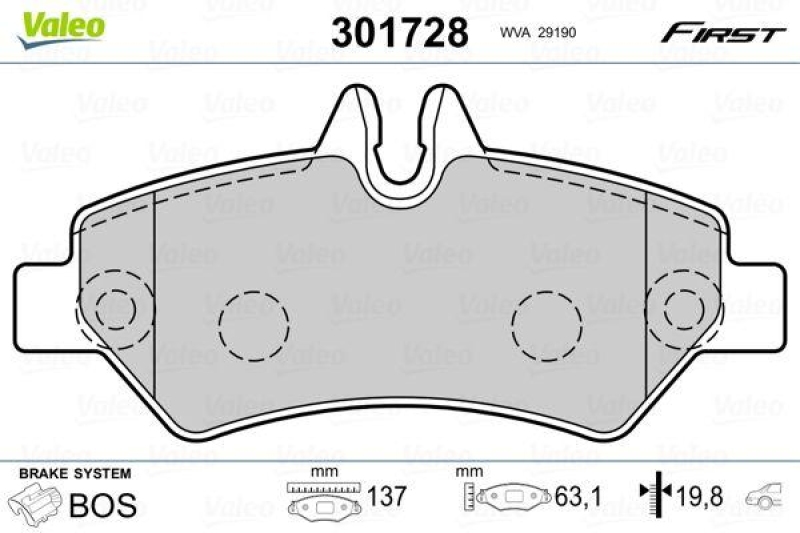 VALEO 301728 SBB-Satz FIRST