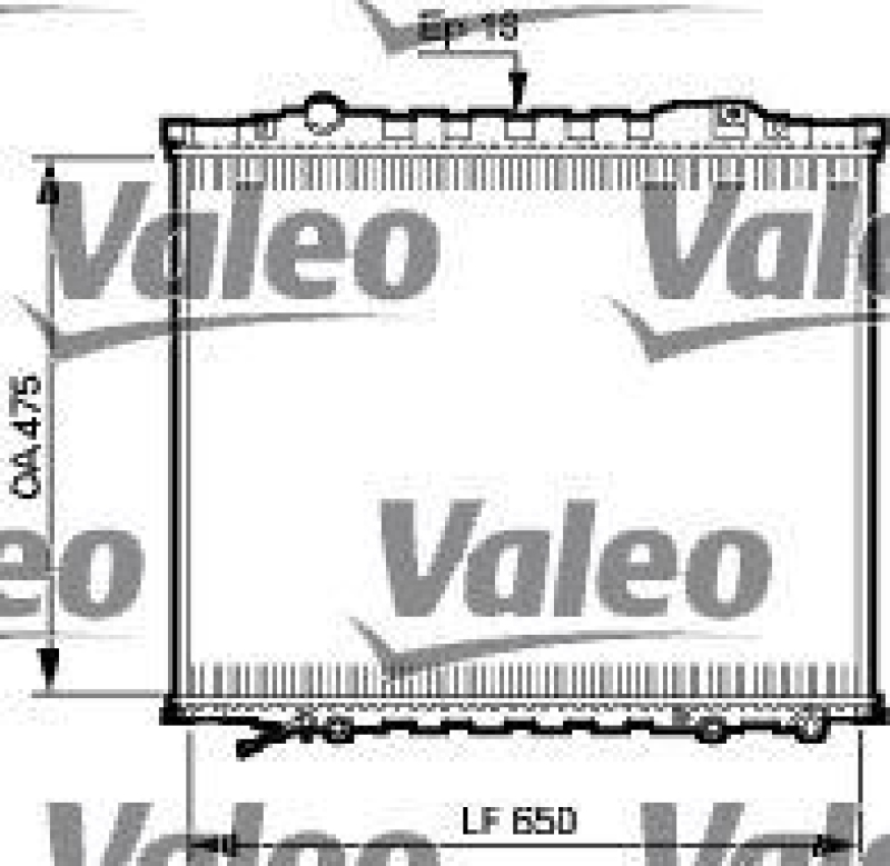 VALEO 735528 Motorkühler KIA SORENTO 2.5 CRDI