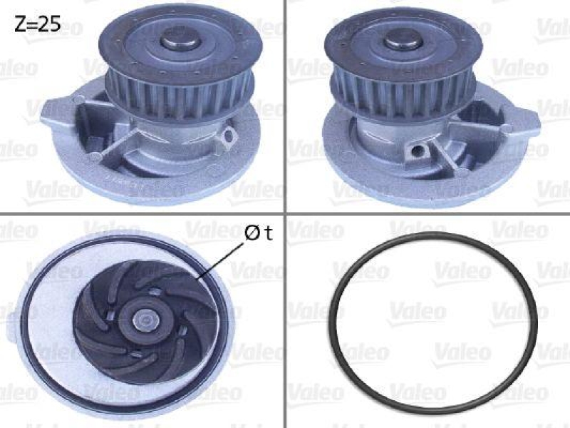 VALEO 506310 Wasserpumpe OPEL, VAUXHALL GM ASTRA