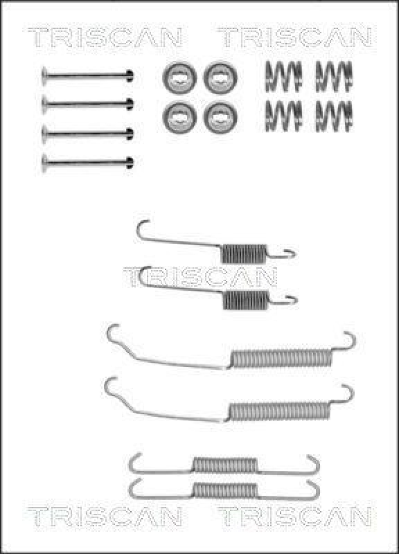 TRISCAN 8105 102243 Montagesatz F. Bremsbacken für Peugeot, Renault