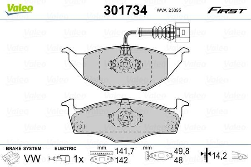 VALEO 301734 SBB-Satz FIRST