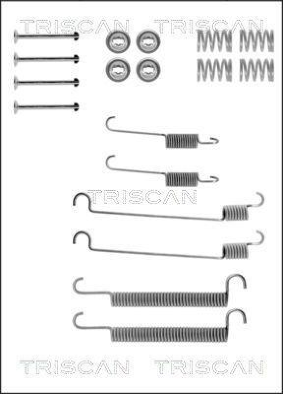 TRISCAN 8105 102266 Montagesatz F. Bremsbacken für Peugeot, Talbot