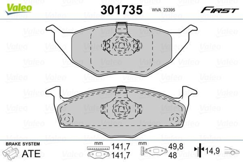 VALEO 301735 SBB-Satz FIRST