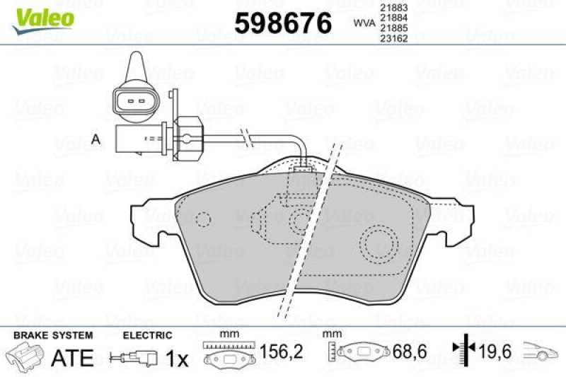 VALEO 598676 SBB-Satz PREMIUM