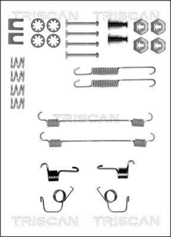 TRISCAN 8105 102270 Montagesatz F. Bremsbacken für Peugeot, Renault