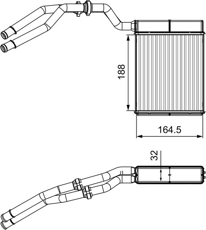 VALEO 811515 Warmetauscher FORD S-MAX