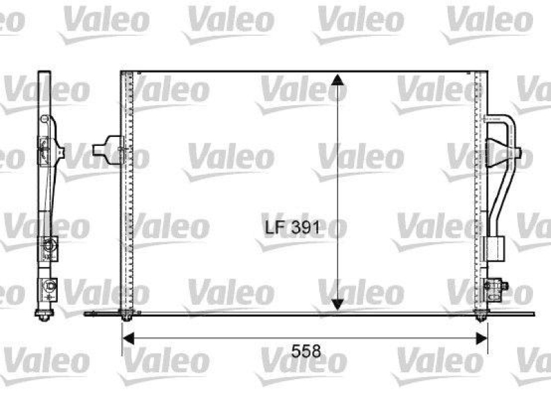 VALEO 817232 Kondensator FORD Cougar, Mondeo (96>20