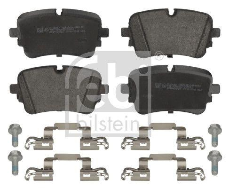 FEBI BILSTEIN 184230 Bremsbelagsatz mit Befestigungsmaterial für VW-Audi