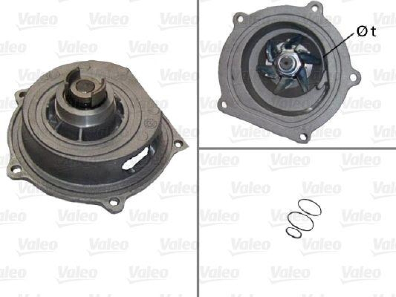 VALEO 506320 Wasserpumpe HONDA, LAND ROVER, MG, ROVER