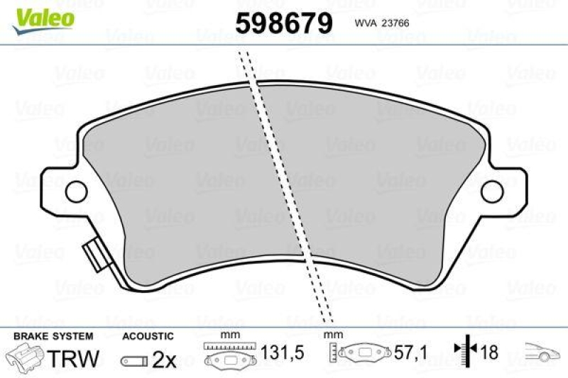 VALEO 598679 SBB-Satz PREMIUM