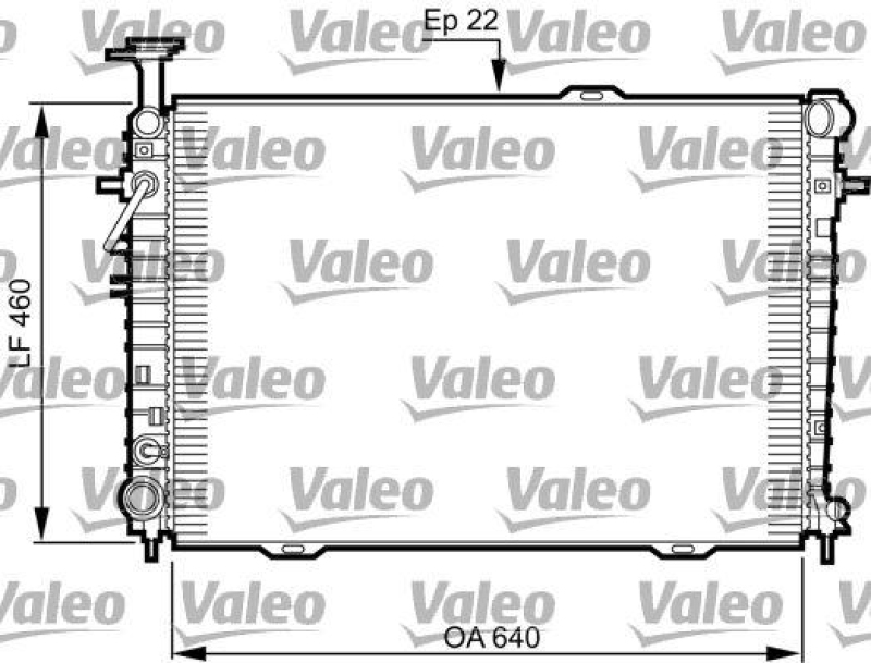 VALEO 735542 Motorkühler HYUNDAI TUCSON KIA SPORTAGE