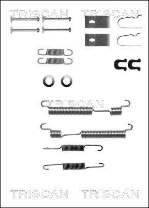 TRISCAN 8105 102521 Montagesatz F. Bremsbacken für Honda, Rover