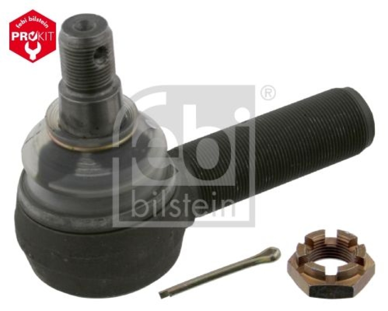 FEBI BILSTEIN 04605 Spur- / Lenkstangenendstück mit Kronenmutter und Splint für Mercedes-Benz