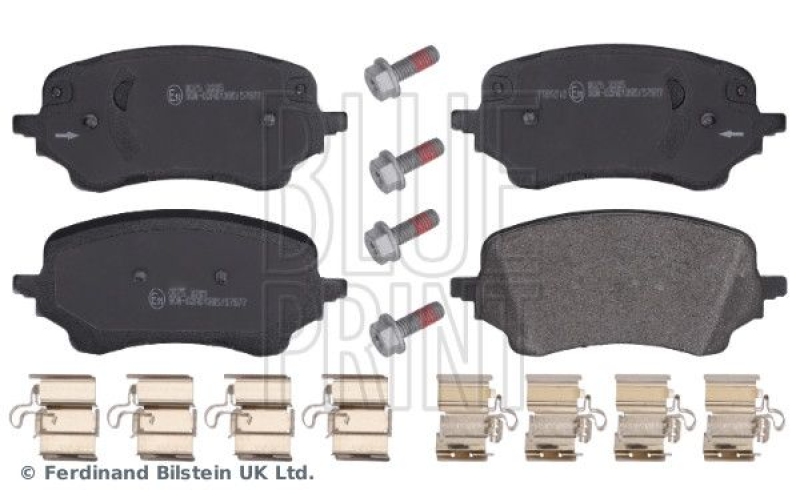 BLUE PRINT ADBP420117 Bremsbelagsatz mit Befestigungsmaterial für Ford Pkw