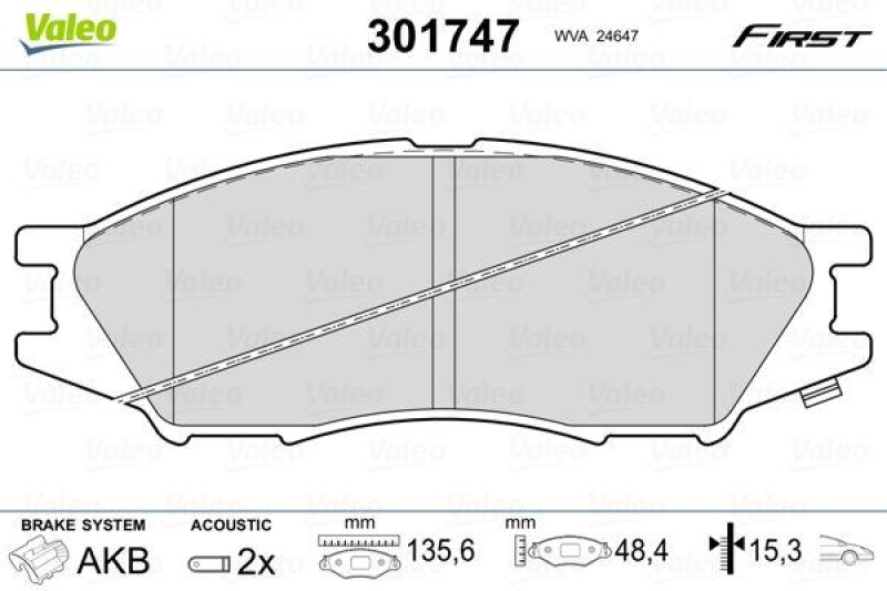 VALEO 301747 SBB-Satz FIRST