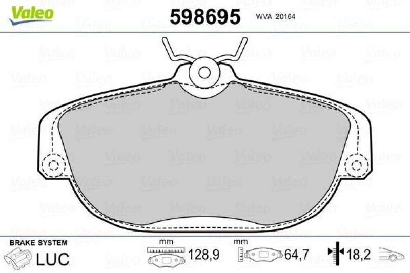 VALEO 598695 SBB-Satz PREMIUM