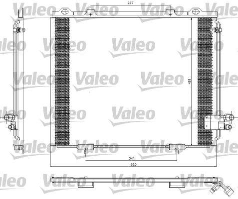 VALEO 817252 Kondensator MERCEDES E Class (210)