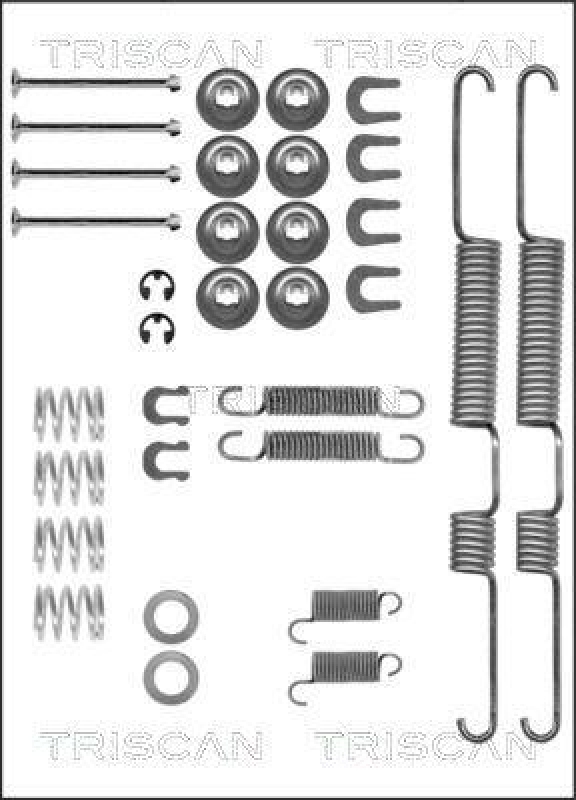 TRISCAN 8105 102571 Montagesatz F. Bremsbacken für Toyota Van, Vw Taro