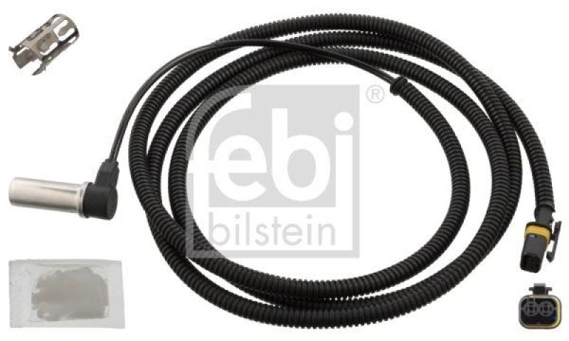 FEBI BILSTEIN 102456 ABS-Sensor mit Hülse und Fett für M A N