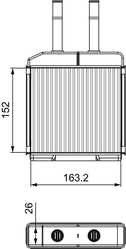 VALEO 811522 Warmetauscher DAEWOO MATIZ