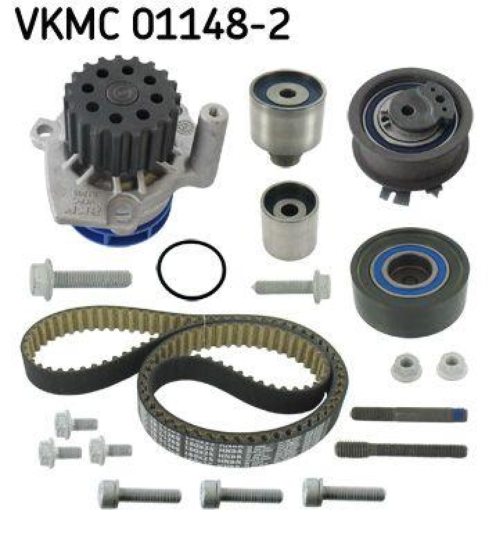 SKF VKMC 01148-2 Wasserpumpe + Zahnriemensatz