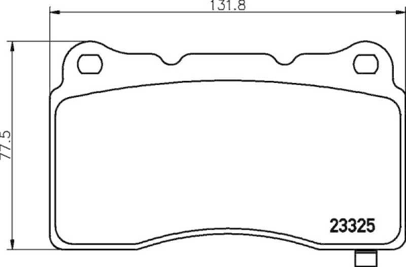 HELLA 8DB 355 014-451 Bremsbelagsatz Scheibenbremse