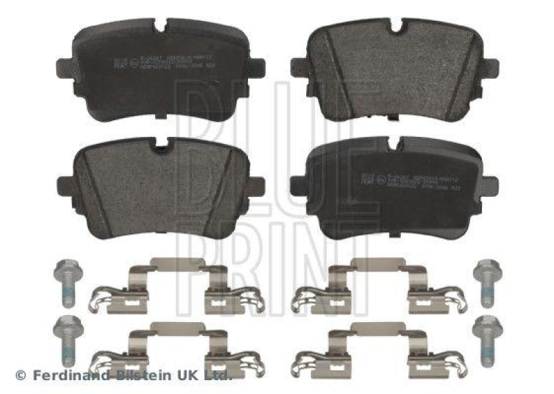 BLUE PRINT ADBP420122 Bremsbelagsatz mit Befestigungsmaterial für VW-Audi