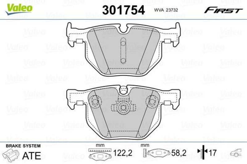 VALEO 301754 SBB-Satz FIRST