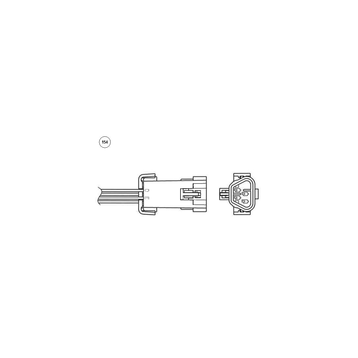 NGK 93247 Lambdasonde OZA663-GM14 |Regelsonde