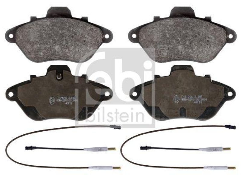 FEBI BILSTEIN 116039 Bremsbelagsatz für CITROEN