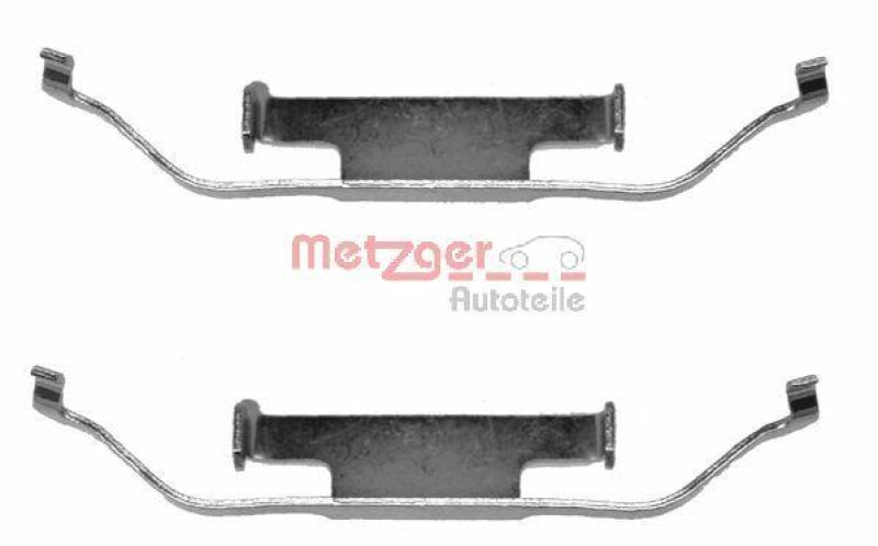 METZGER 109-1097 Zubehörsatz, Scheibenbremsbelag für BMW