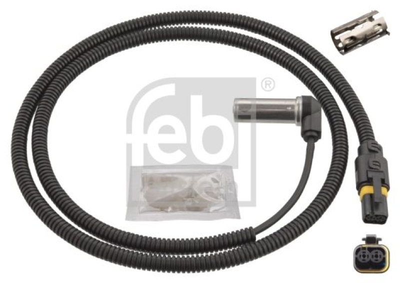 FEBI BILSTEIN 103767 ABS-Sensor mit Hülse und Fett für M A N