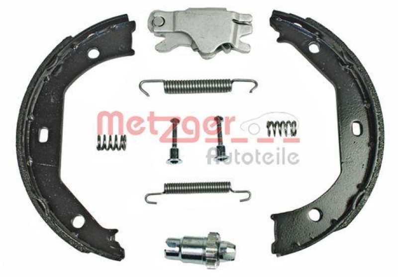 METZGER 0152005 Bremsbackensatz, Feststellbremse für BMW HA