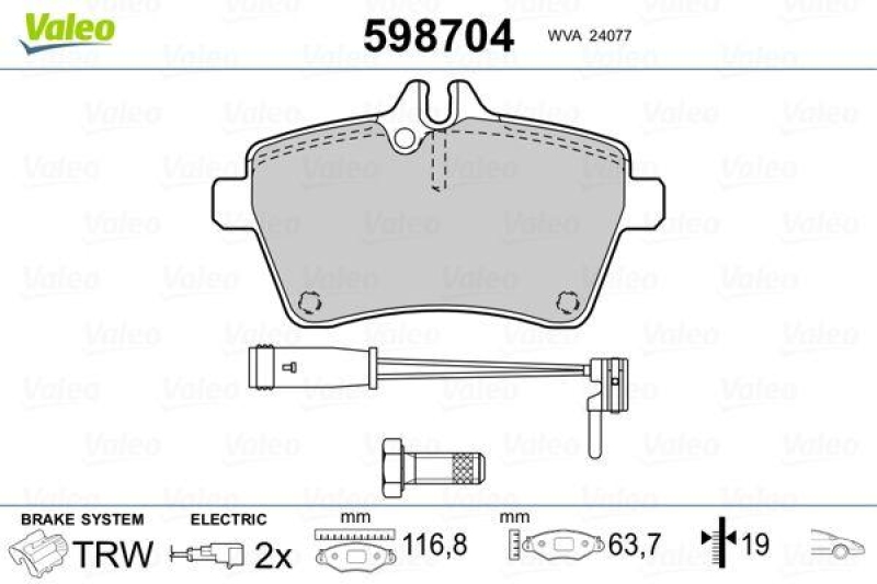 VALEO 598704 SBB-Satz PREMIUM