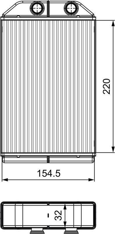 VALEO 811529 Warmetauscher AUDI A6