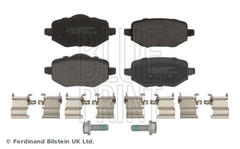 BLUE PRINT ADBP420126 Bremsbelagsatz mit Befestigungsmaterial für Peugeot