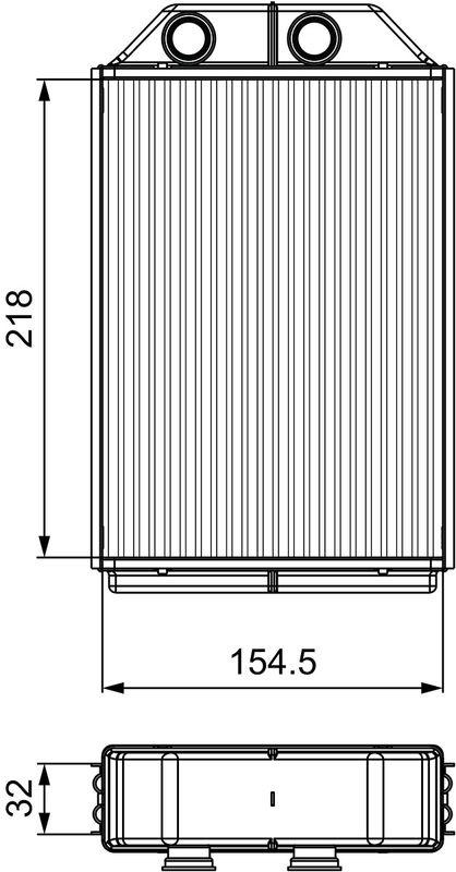 VALEO 811530 Warmetauscher AUDI A6