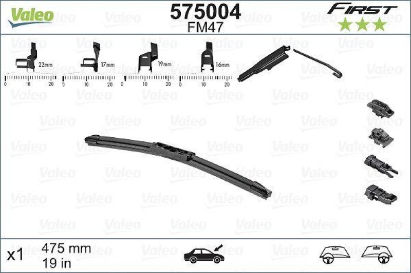 VALEO 575004 First FB Multiconnection FM47 475MM