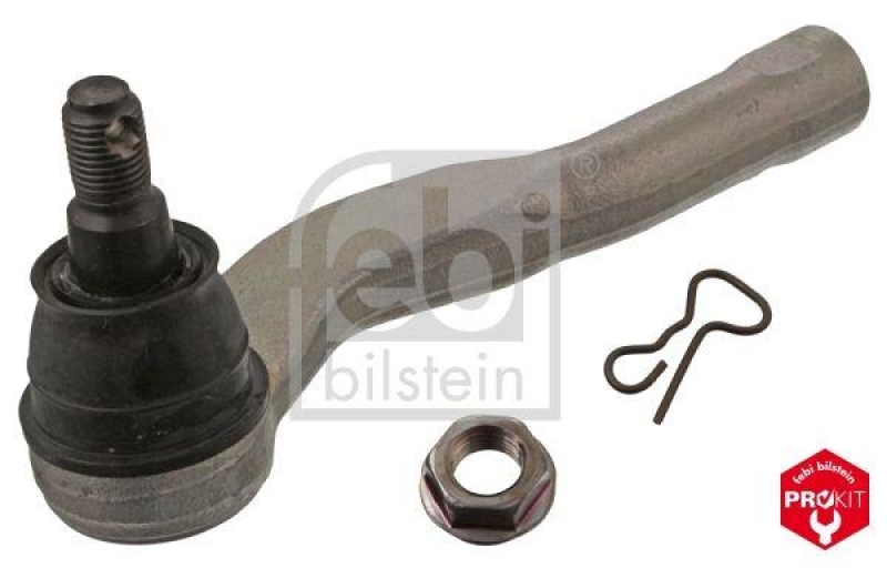 FEBI BILSTEIN 41383 Spurstangenendstück mit Kronenmutter und Splint für DAIHATSU