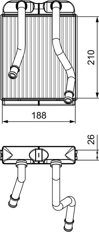 VALEO 811532 Warmetauscher VOLKSWAGEN TOUAREG I